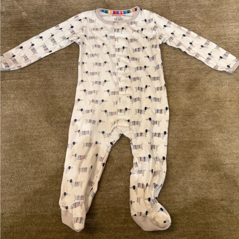 Magnetic Me Organic Cotton Footie - 6-9 months